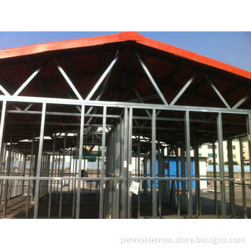 prefabricated house gable roof